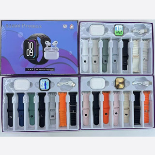 ساعت هوشمند Pro Max S1000 با ۷ بند و ایرپاد بلوتوثی